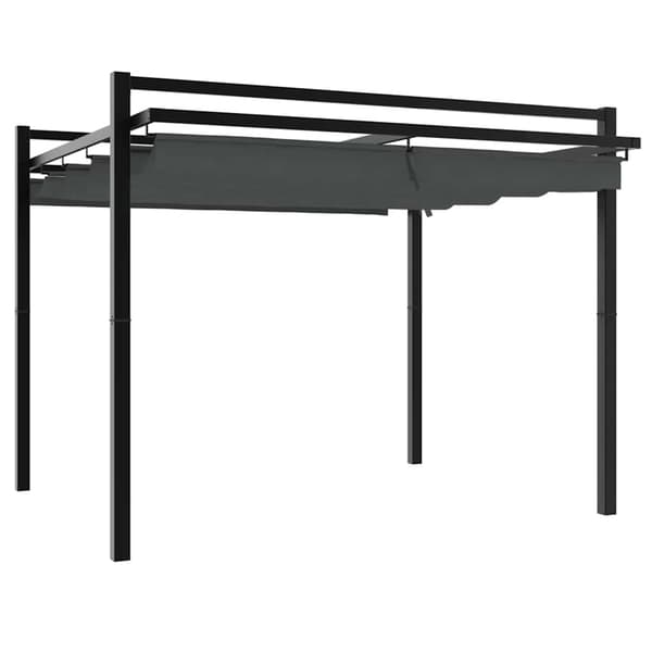 vidaXL Markise Hvit 3,5 x 2,5 m Metall