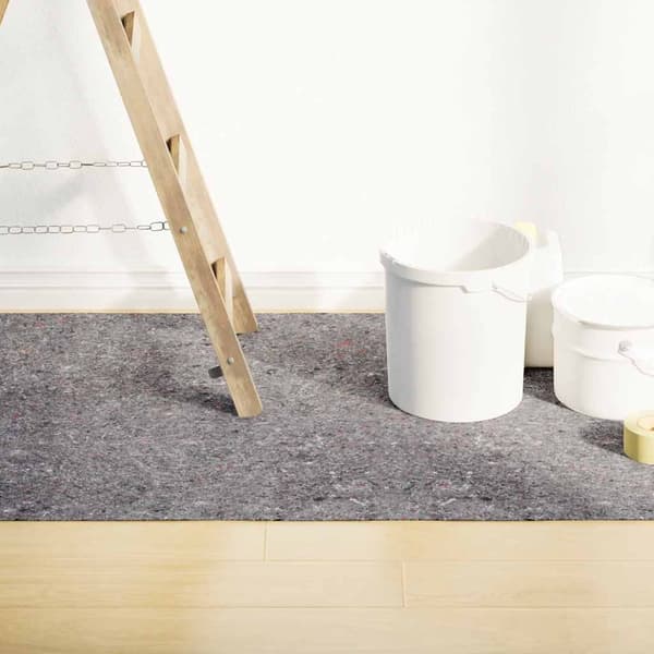 vidaXL Sklisikker malematte 5 m 220 g/m² grå