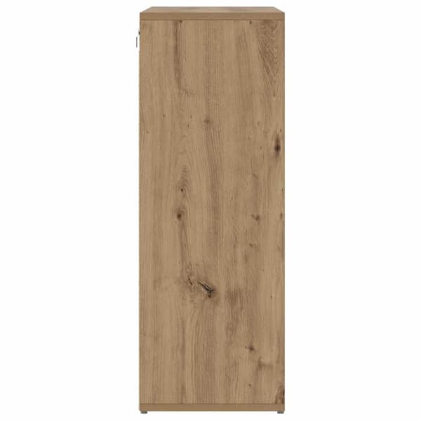 vidaXL Sko Skap Artisan Eik 77,5 x 30 x 83,5 cm Konstruert tre