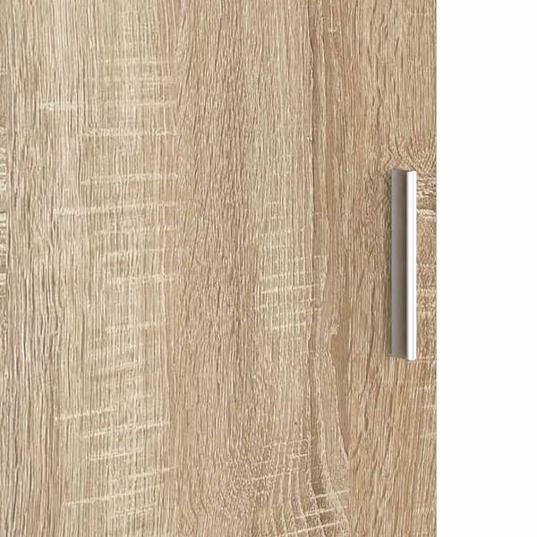vidaXL Skrivbord 2 pcs Sonoma-ek