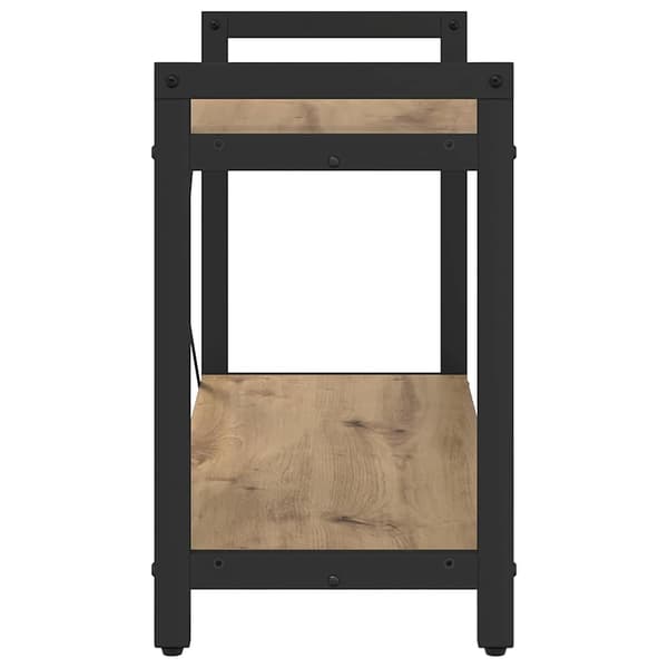vidaXL Bokhylle Artisan Eik 80 x 30 x 50 cm Konstruert tre