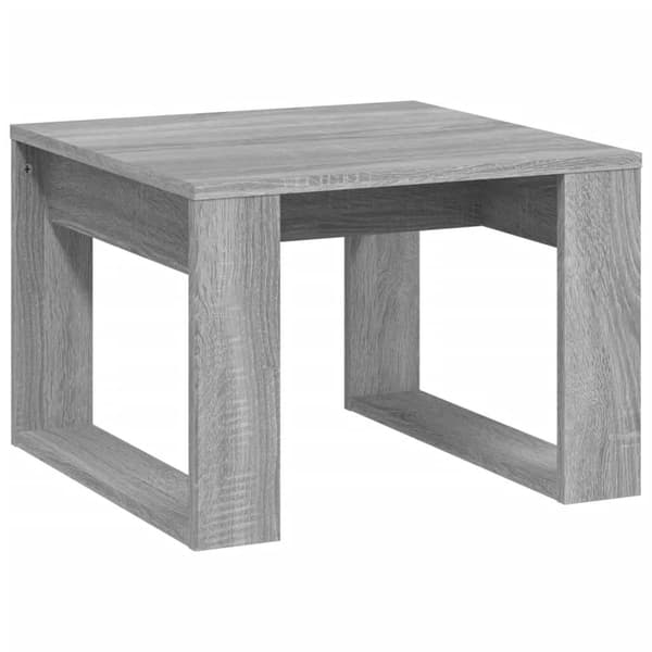 vidaXL Sidebord grå sonoma 50x50x35 cm konstruert tre