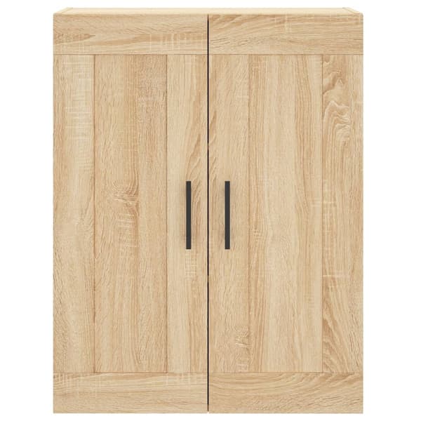 vidaXL Highboard sonoma eik 69,5x34x180 cm konstruert tre