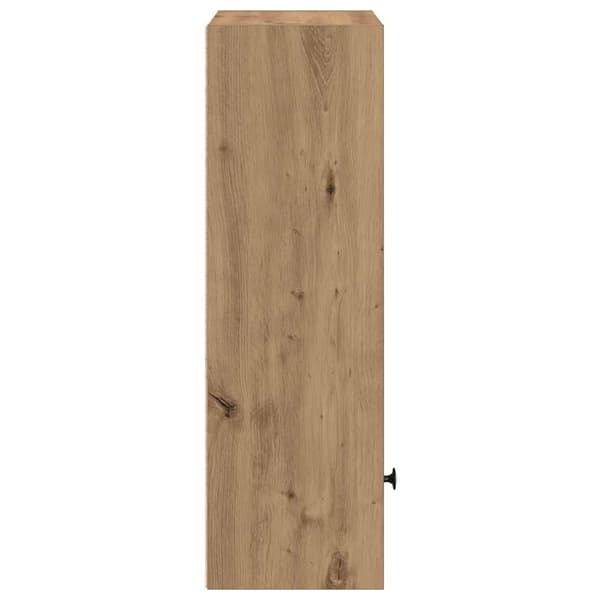 vidaXL Bokhylle artisan eik 31x24x77 cm konstruert tre