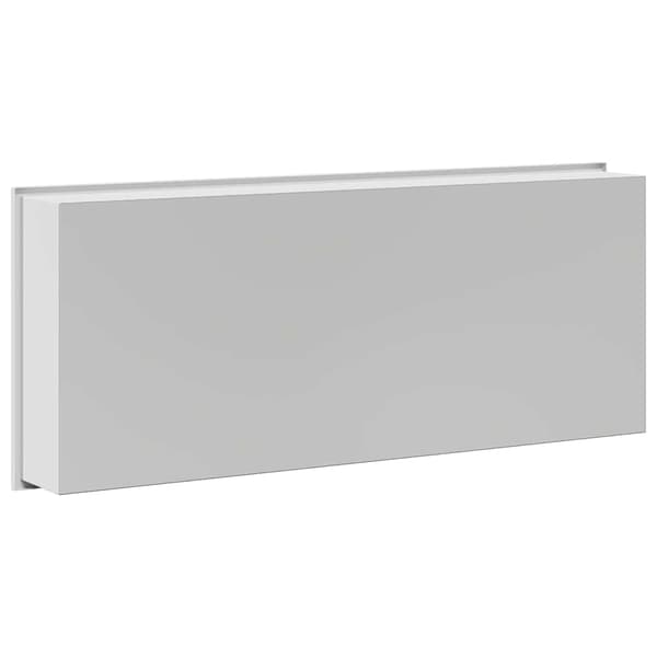 vidaXL Dusjniche Hvit 75 x 30 x 9,5 cm Rustfritt Stål