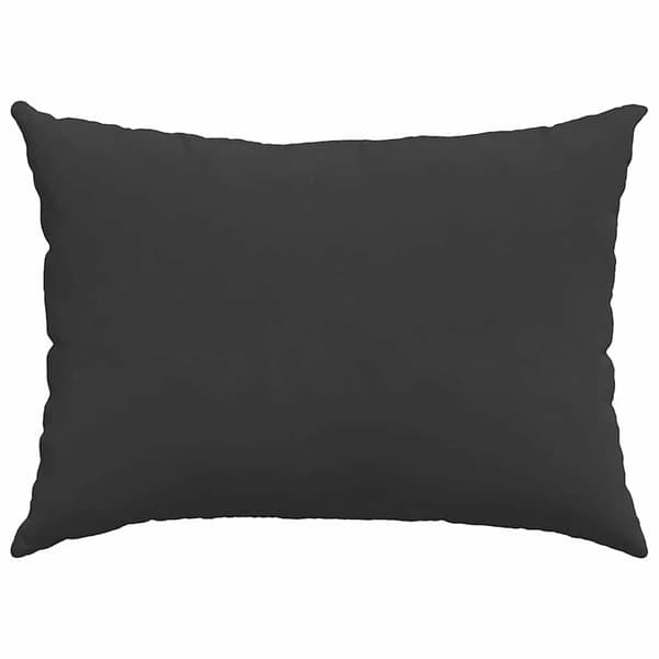 vidaXL Soffkuddar 2 st Svart 70 x 50 cm tyg