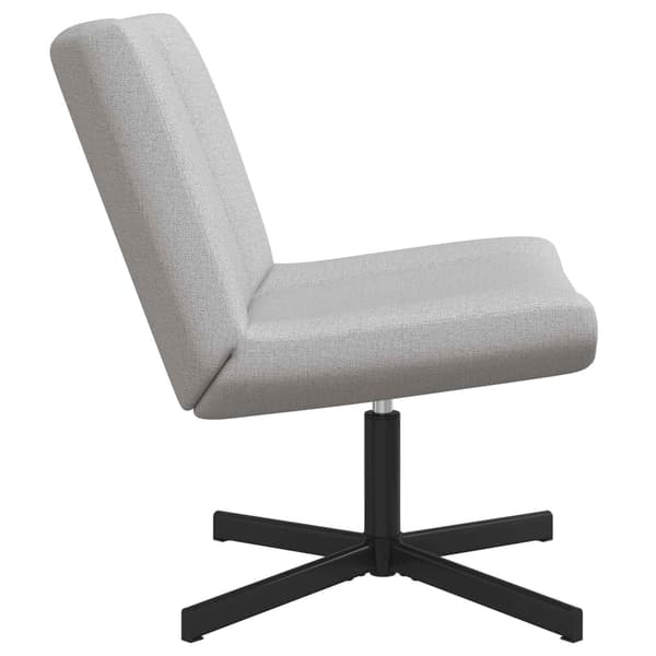 vidaXL Skrivstol Moln Grå 63 x 75 x 76 cm tyg