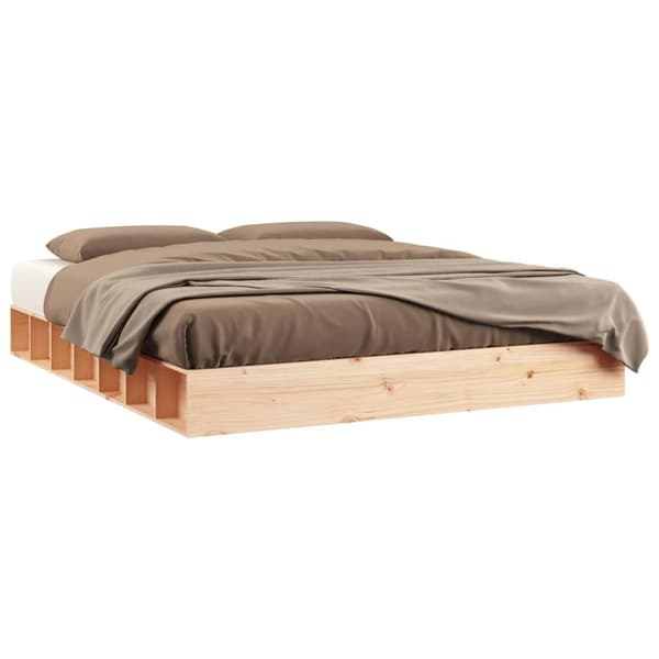 vidaXL Sengeramme 200x200 cm heltre
