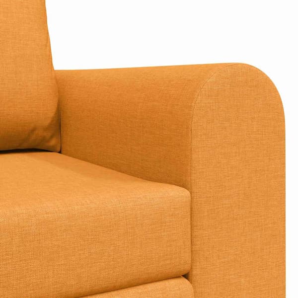 vidaXL Soffsäng 60cm Mörkgul tyg