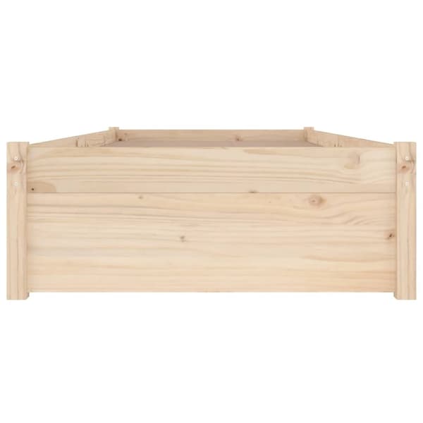 vidaXL Sengeramme med skuffer 75x190 cm Small Single