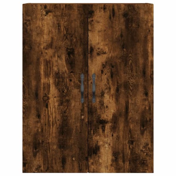 vidaXL Highboard røkt eik 69,5x34x180 cm konstruert tre