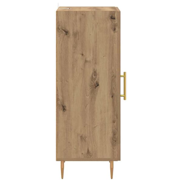 vidaXL Serviesskap artisan eik 34 x 34,5 x 90 cm Konstruert tre