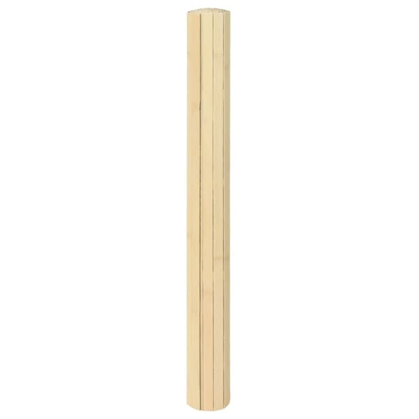 vidaXL Matta rektangulär ljus naturlig 60x300 cm bambu