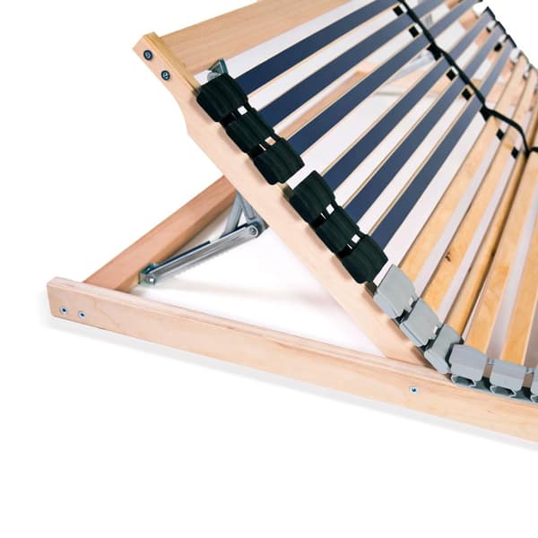 vidaXL Spilebase med 42 lameller 7 soner 140x200 cm
