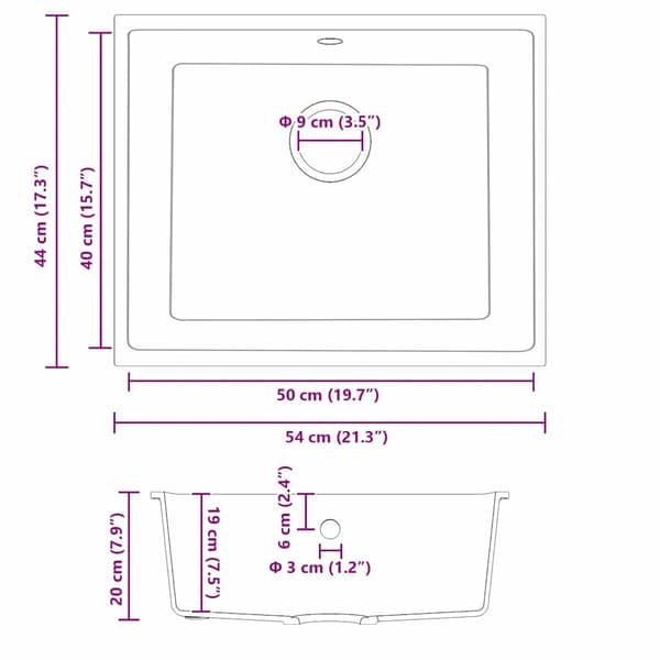 vidaXL Förvaringslåda 60 x 40 x 41 cm av solid återvunnet trä