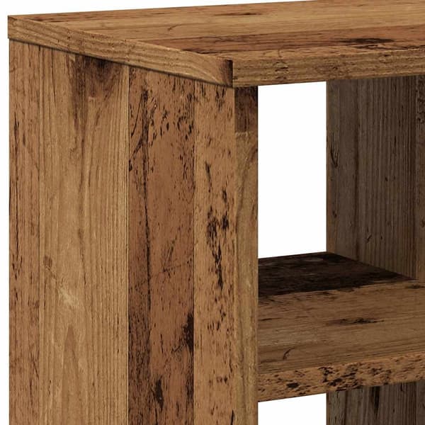 vidaXL Sidebord gammelt tre 50x30x50 cm konstruert tre