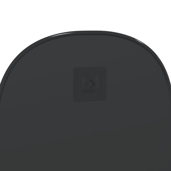 vidaXL Veggspeil svart 50x35 cm