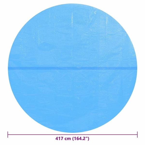 vidaXL Bassengtrekk blå 417 cm PE