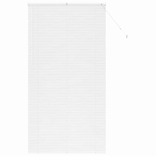 vidaXL Venetianspersienner Hvit 220 x 110 cm Aluminium
