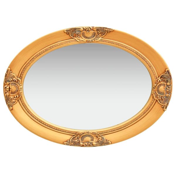 vidaXL Väggspegel barockstil 50x70 cm guld