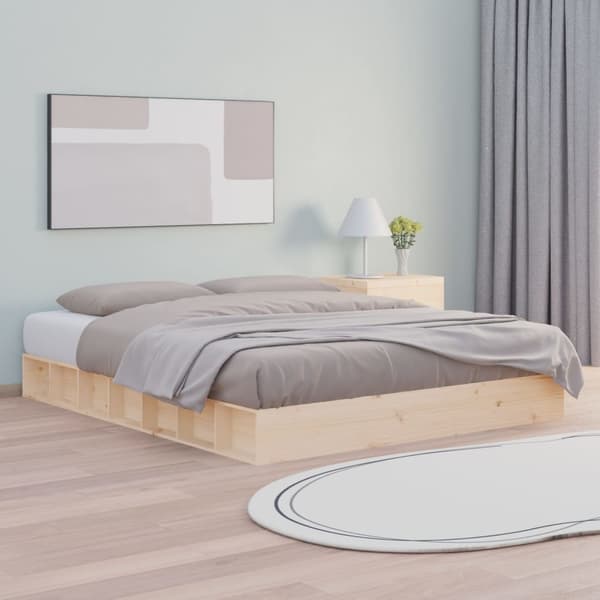 vidaXL Sengeramme 200x200 cm heltre