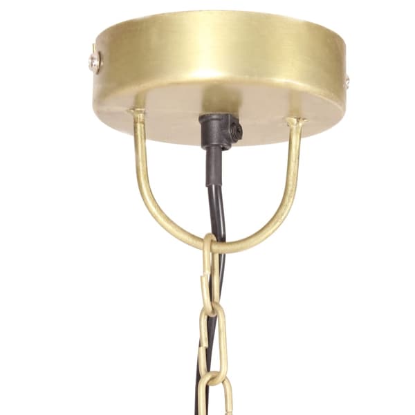 vidaXL Industriell hengelampe 25 W messing rund 32 cm E27