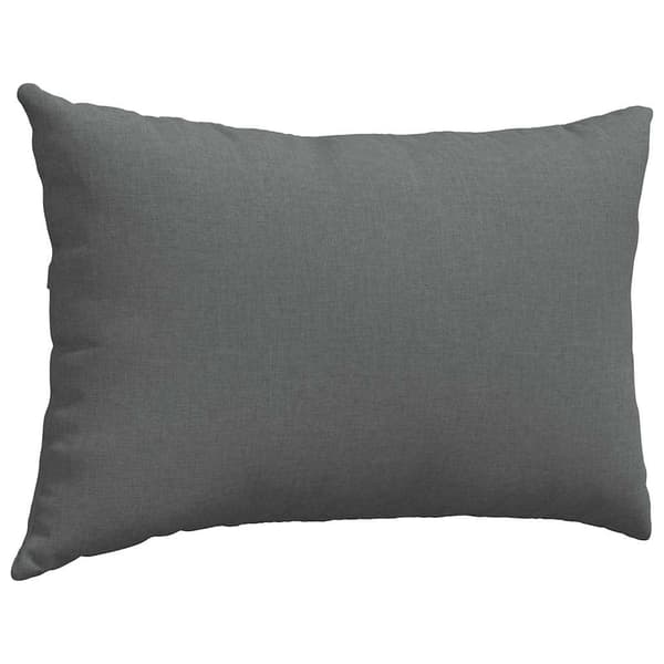 vidaXL Soffkuddar 2 st Mörkgrå 60 x 40 cm tyg