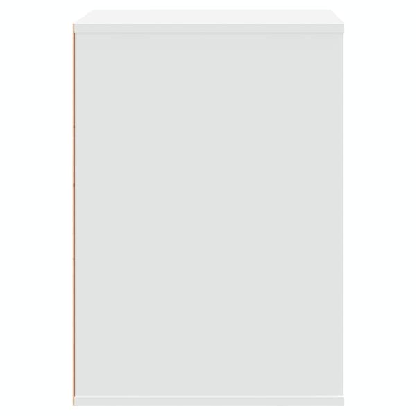 vidaXL Byrå vit 60x41x58 cm konstruerat trä