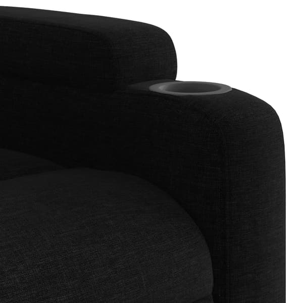 vidaXL Reclinerfåtölj svart tyg