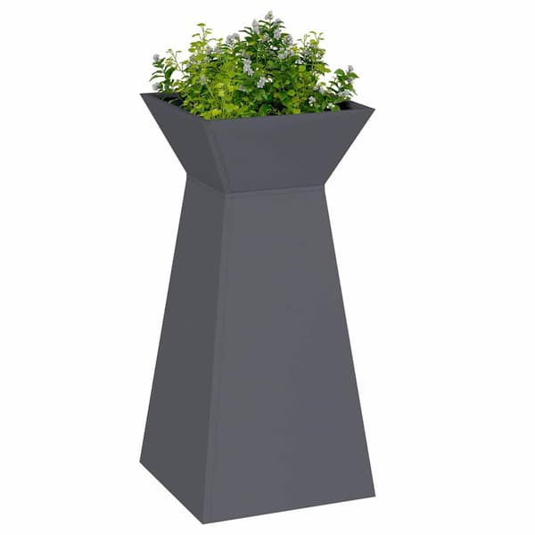 vidaXL Søyleplanter 2 pcs Antrasitt 35 x 35 x 73 cm