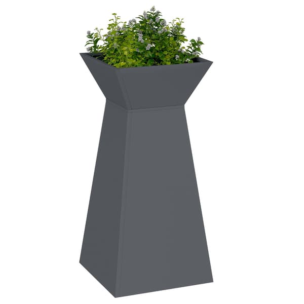 vidaXL Søyleplanter Antrasitt 35 x 35 x 73 cm