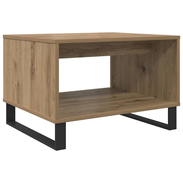 vidaXL Kaffebord artisan eik 60 x 50 x 40 cm Konstruert tre