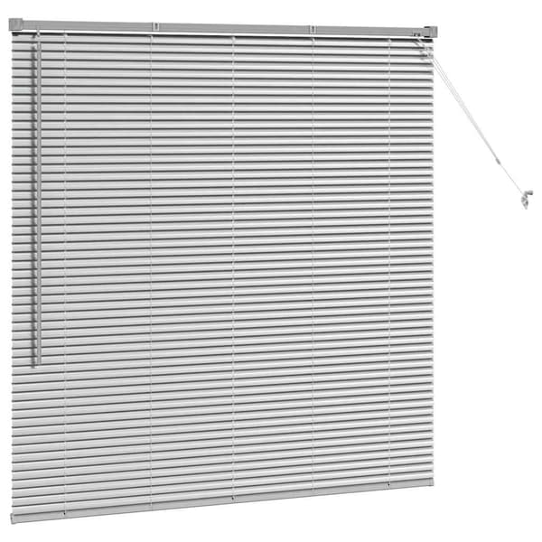 vidaXL Persienner Silver 130 x 135 cm Aluminium