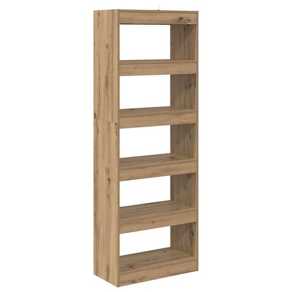 vidaXL Bokskap artisan eik 60 x 30 x 166 cm Konstruert tre