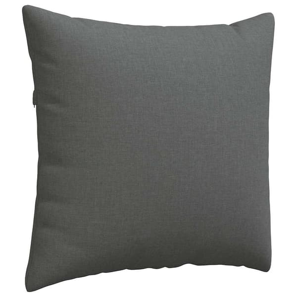 vidaXL Soffkuddar 2 st Mörkgrå 50 x 50 cm tyg