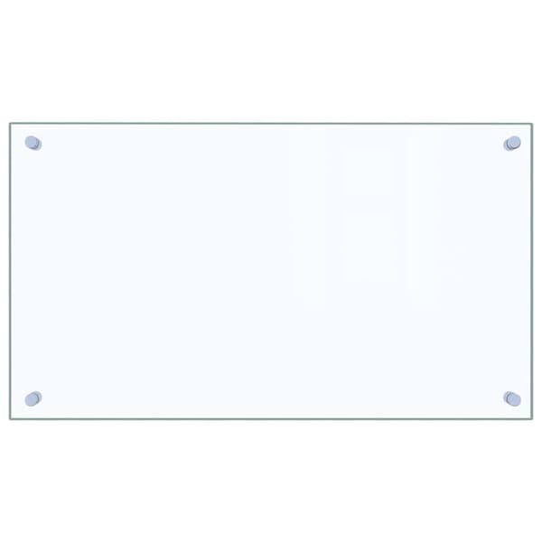 vidaXL Stänkskydd transparent 70x40 cm härdat glas