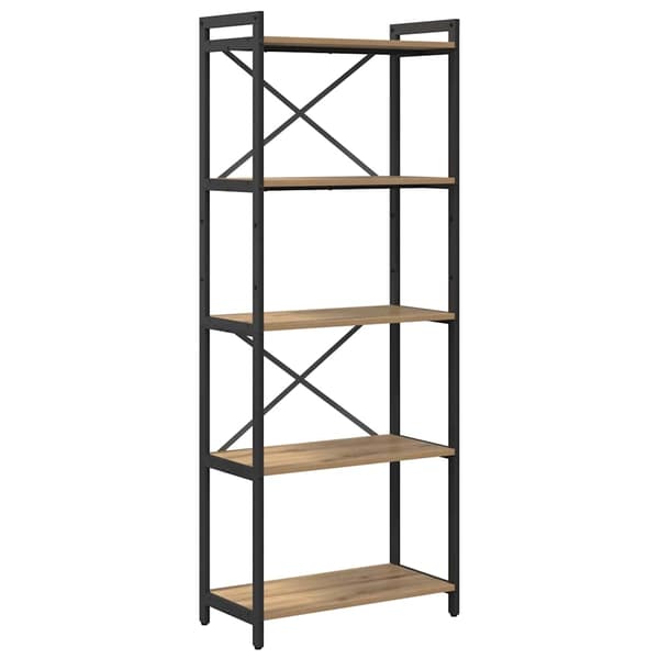 vidaXL Bokhylle Artisan Eik 60 x 30 x 155 cm Konstruert tre