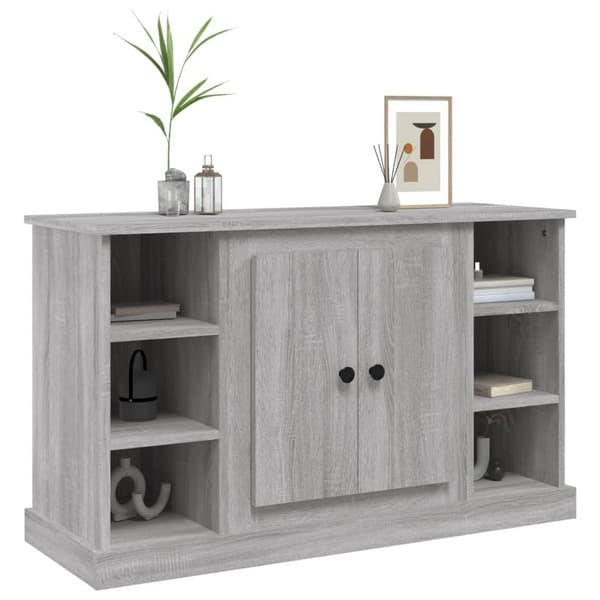 vidaXL Skjenk grå sonoma 100x35,5x60 cm konstruert tre