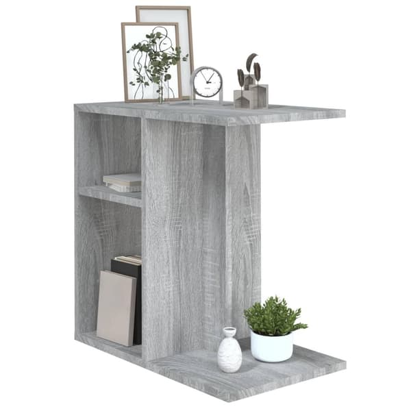 vidaXL Sidebord grå sonoma 50x30x50 cm konstruert tre