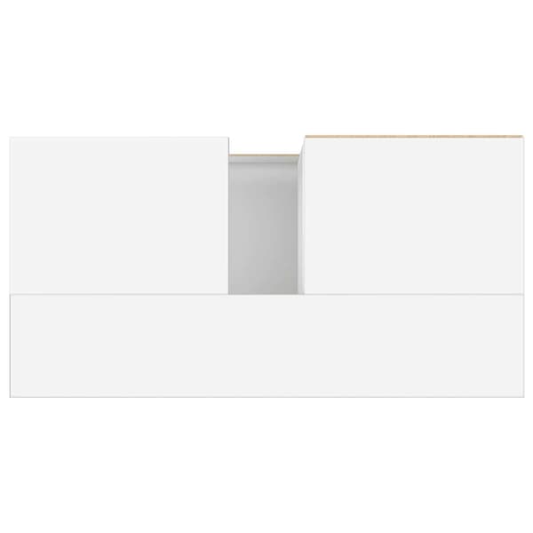 vidaXL Badrumsskåp vit 65x33x60 cm konstruerat trä