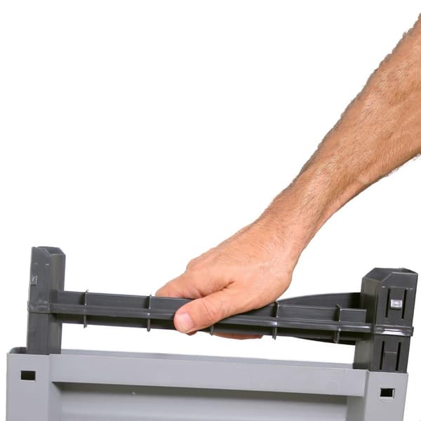 vidaXL Plastskap 68x39x171,5 cm