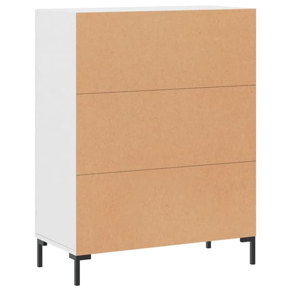vidaXL Skåp vit 69,5x34x90 cm konstruerat trä