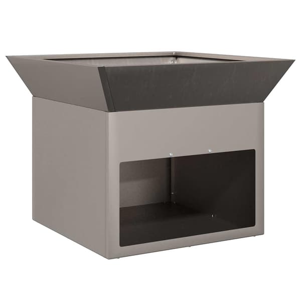 vidaXL Eldstad Rostig 50 x 50 x 40 cm cortenstål