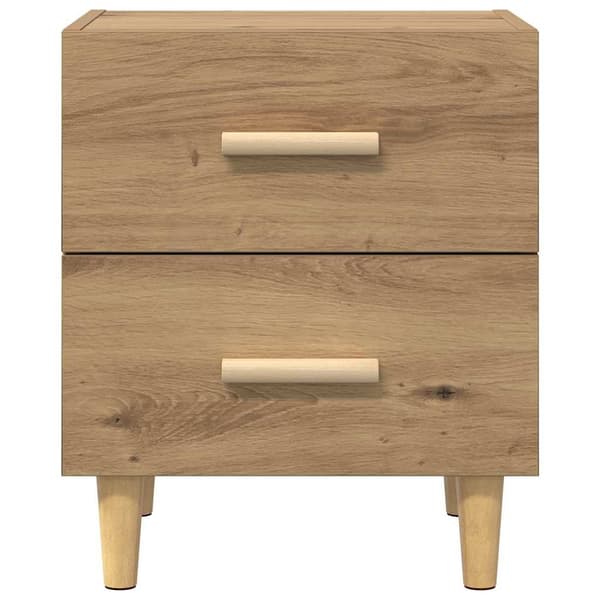 vidaXL Sengeskap 2 pcs Artisan Eik 40 x 35 x 47.5cm Konstruert tre
