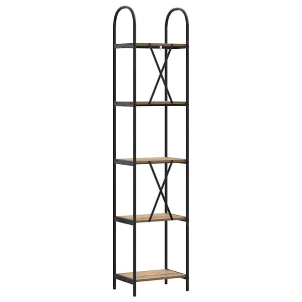 vidaXL Bokhylle Artisan Eik 40 x 30 x 183 cm Konstruert tre