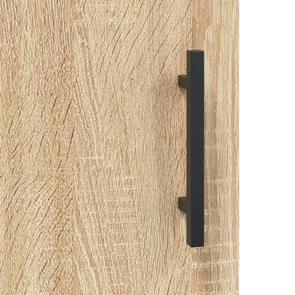 vidaXL Highboard sonoma eik 69,5x34x180 cm konstruert tre