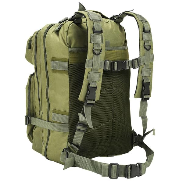 vidaXL Arméryggsäck 50 L olivgrön