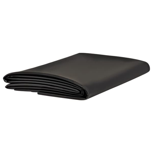 vidaXL Dammduk svart 4x8 m PVC 0,5 mm