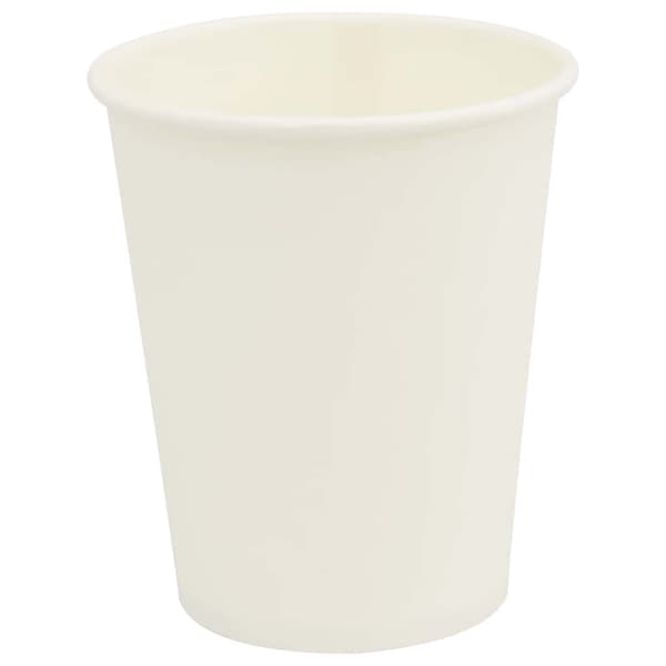 vidaXL Papir kaffekopper 1000 stk 8oz 200 ml hvit