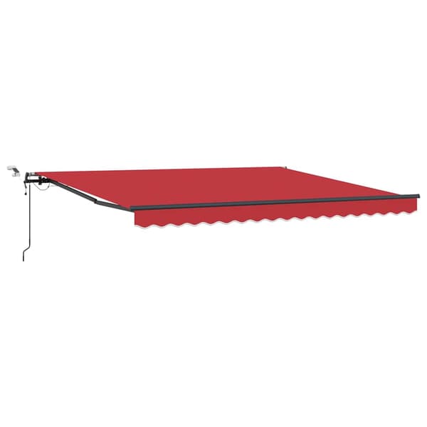 vidaXL Markiseduk med Rød 400 × 300 cm Polyester